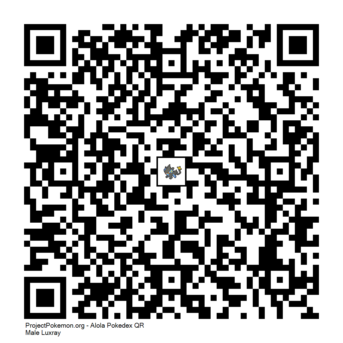 Cdigo QR de Luxray